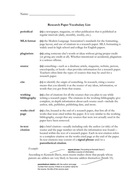 English Research Vocabulary => Filipino Research Vocabulary.